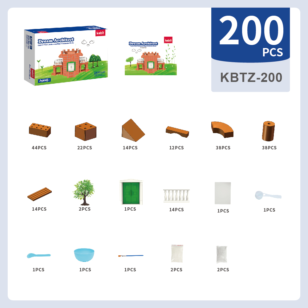 Kit De Construção De Mini Casa De 170 Peças, Brinquedos Educativos,  Conjunto De Engenharia De Construção De Tijolos Educativos, Modelo De Casa  Exibível, Presente Para Crianças E Adultos